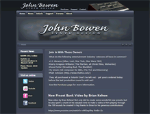 Tablet Screenshot of johnbowen.com